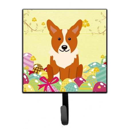 Carolines Treasures Easter Eggs Corgi Leash or Key Holder BB6100SH4
